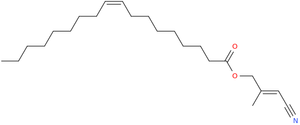 Octadec 9z enoic acid, 3 cyano 2 methyl 2 propen 1 yl ester